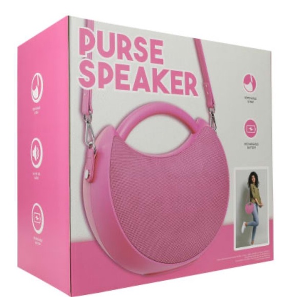 Purse 👛 Speaker with rechargeable battery 🔋 and Removable Strap - Picture 4 of 10